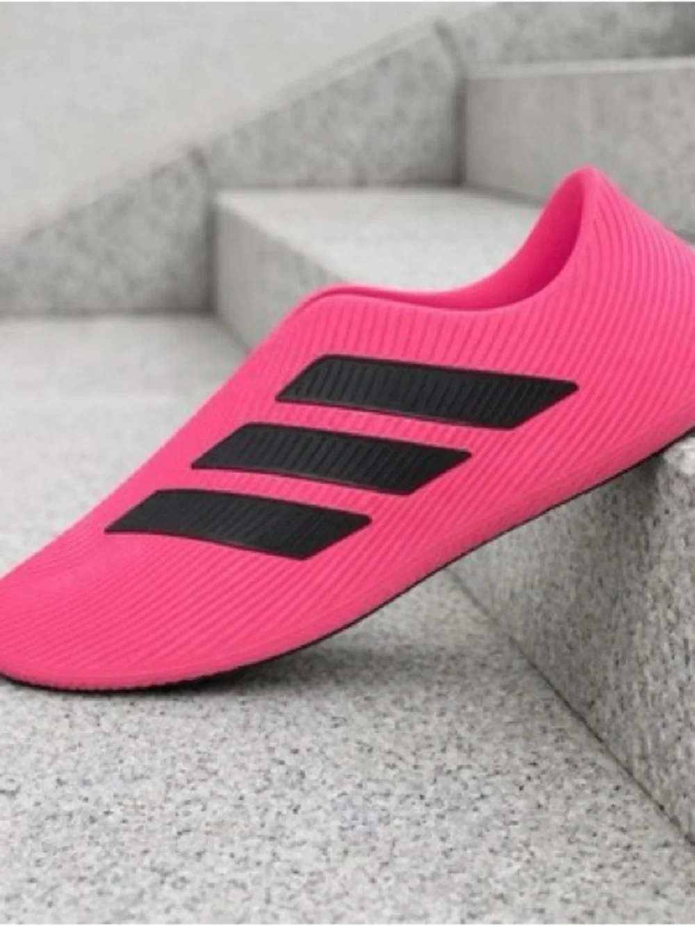 Men's adidas PureChill Runner Shoes Lucid Pink Black Beach Casual KI0065 Size 8